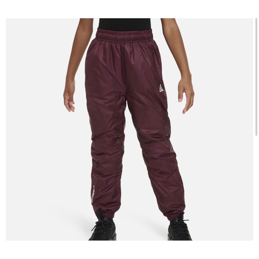 Nike ACG Storm Fit Primaloft Pants Big Kids XL Rope de Dope Maroon NEW!